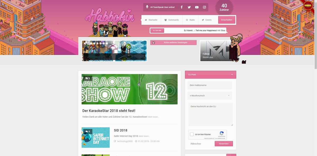 Love is in the air... 💖
HabboFun erscheint passend zum Valentinstag in neuer Farbe!