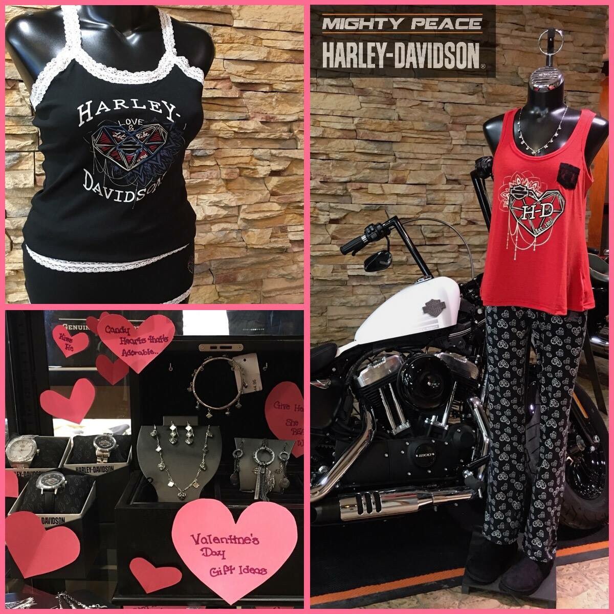 MightyPeaceHD's tweet photo. Hey guys!  We're making things easy for you this year!  
Get all your Valentine's Day shopping done at #mightypeaceharleydavidson 
You'll be in her good books, for sure! 😉 #ValentinesDay #HarleyDavidson #FindYourFreedom #love https://t.co/HhG8ENyqw6