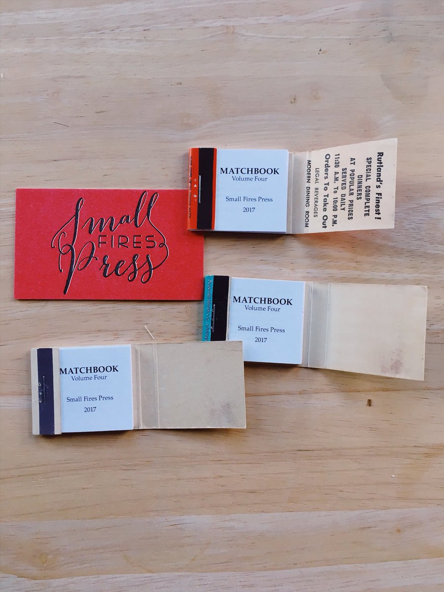 maddsnacks's tweet photo. In love with these tiny books from Small Fires Press 🔥🔥#bookcollecting #smallpress https://t.co/xMwKT6fyji