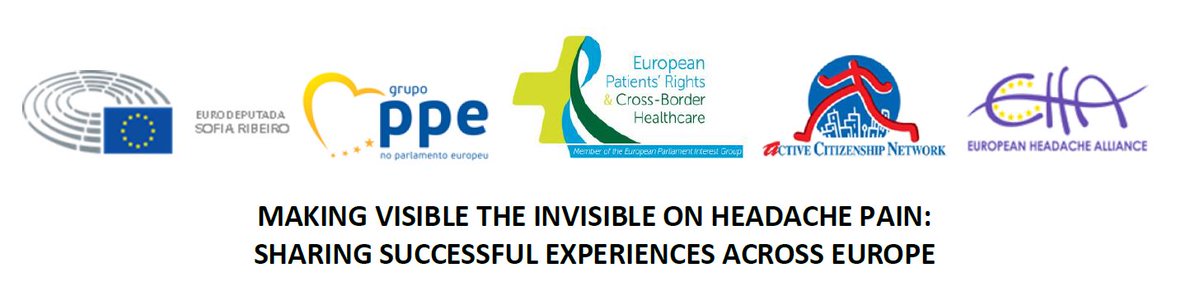headacheburden's tweet photo. Congratulations to all the organizations represented at last week's meetings at the European Parliament! https://t.co/UFr3Cm8LTm