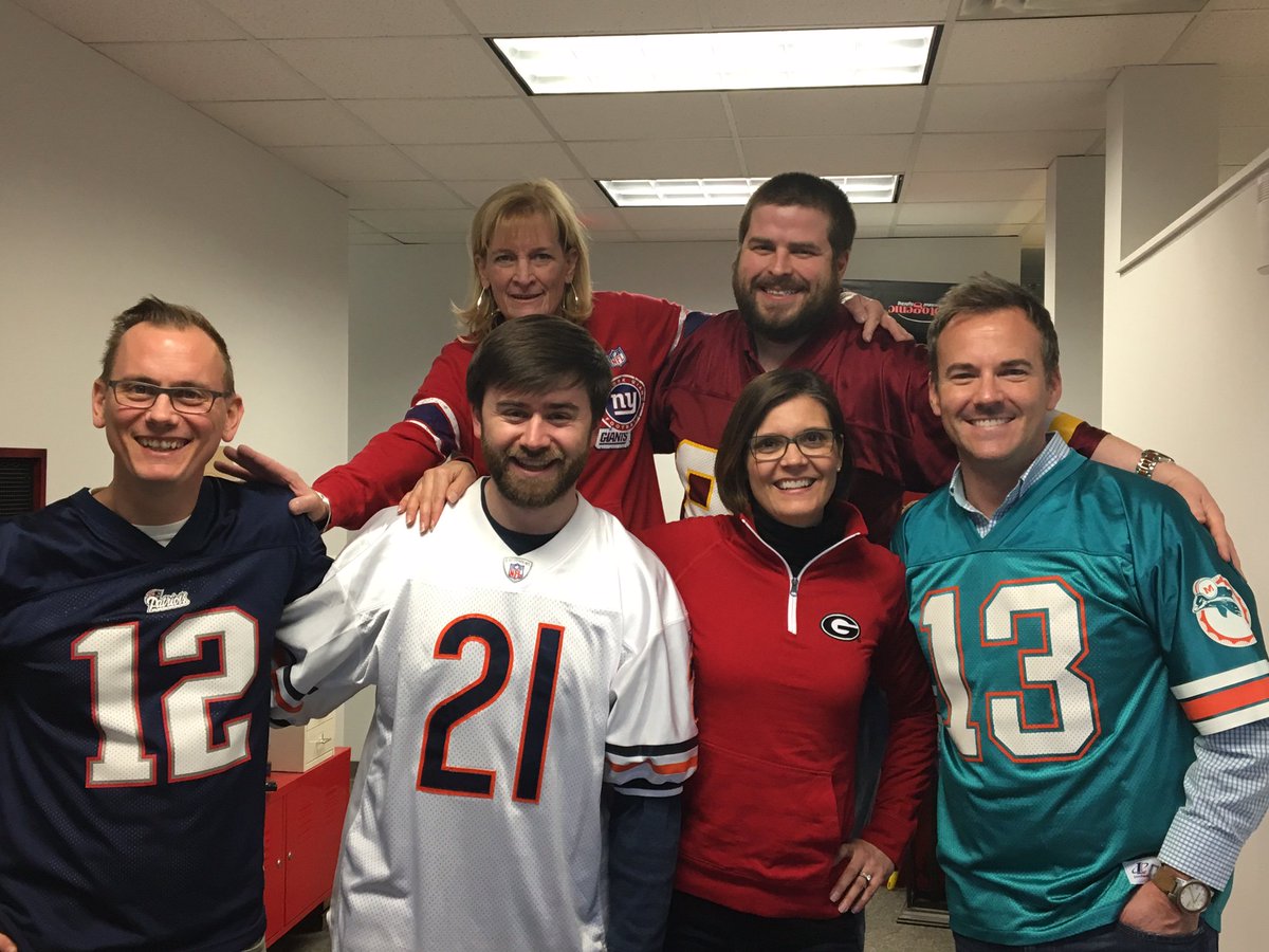 redlettermktg's tweet photo. Nothing screams "sports" quite like a human pyramid. 

*No employees were harmed in the making of this photo.

#SB52 #SuperBowlLll https://t.co/xjuijQW00o