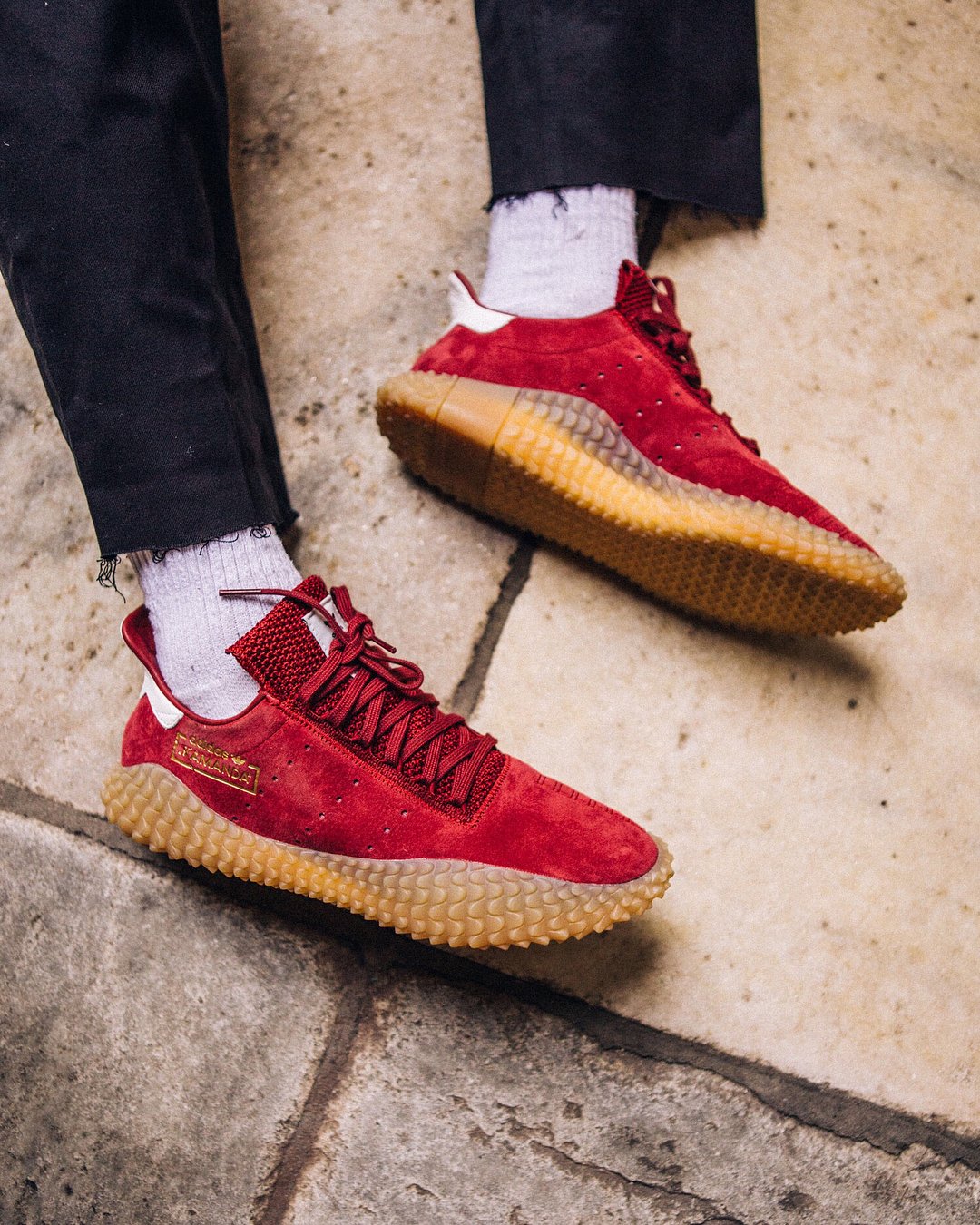 adidas alerts on X Early look at the upcoming CPCompanyUK x adidas Kamanda featuring a Burgundy suede upper paired with a matching CP Company Goggle Jacket. via highsnobiety https t oobCzuxhAP X