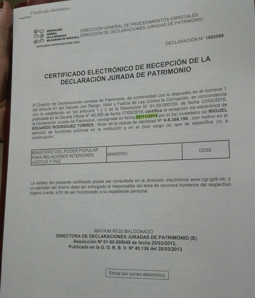 Edgar_Escobar17's tweet photo. @RodriguezTDDT mostró al país declaración Jurada de patrimonio https://t.co/ldX6aENGPy