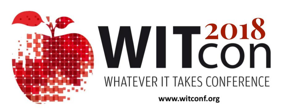 A Quick Update on the New #WITcon18 Schedule! We'll see you there!
 
witconf.org/news/new-confe…