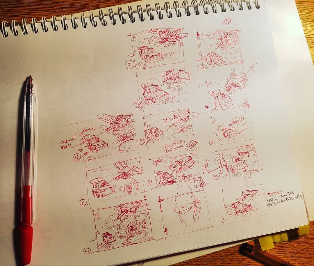 BellaChianti's tweet photo. β concept in progress: Thumbnails step 1
#anime #animeart #kawaiianime #sketch #animemech #scifi #thumbnails #dailyart #scifi #scifiart #scifitank #vehicledesign #mech #peugeot205 #artwork #croquis #205t16 #artbook #sketchbook #conceptart #concept #artprocess #erictoubal https://t.co/UJhU2oyY0p