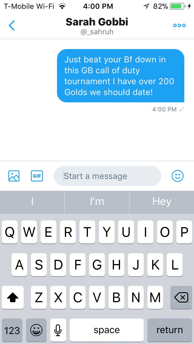 JayPandaBearr's tweet photo. Had to slide into his girls Dm real quick https://t.co/9TfWk3GcSd