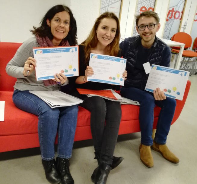 MartaDzBarrera's tweet photo. Signature de Certificats à l´Innov´Day @epaAura avec @ashokafrance @EnModeUP #ChangemakerEd Une superbe journée #creativity #design #dreams #SchoolOfFuture #GCLLyon https://t.co/8eCDl8wkND