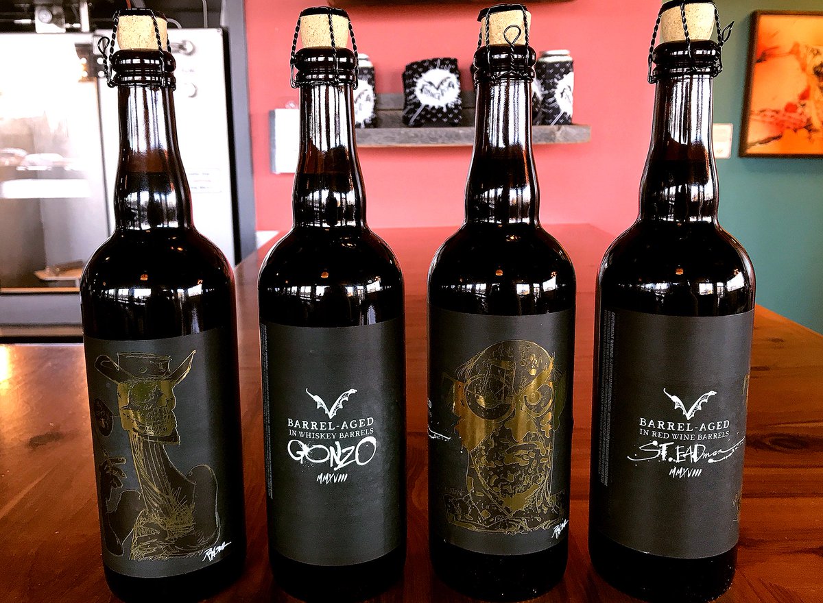 Barrel-Aged Gonzo Imperial Porter has company this year: Introducing Barrel-Aged St. EADman, 3 months in French Oak red wine barrels give us a beautiful blend of dark fruit, toffee, caramel, clove &amp; cinnamon spice. Exclusively in our tasting room Feb 5 bit.ly/2nwvPTx