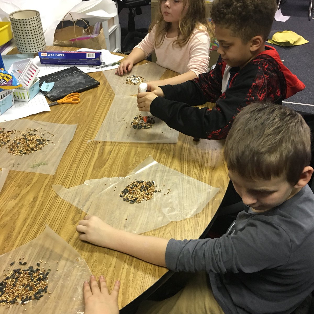 kdahl97's tweet photo. We made sedimentary, igneous and metamorphic rocks today in science. It played out better in my head, but the kids got the idea. 😉#wewillrockyou#teachmse https://t.co/lWCnj4D328