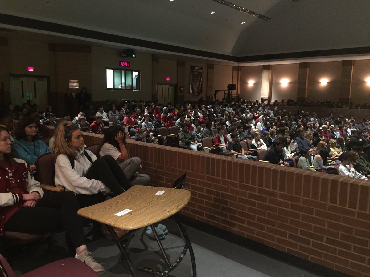 JenniferBDaniel's tweet photo. @LambertHS had the honor of hosting John Trautwein as a guest speaker. He had an amazing message of togetherness for our students. #loveyaman @wtllambert @WillToLiveOrg https://t.co/WsED2V4Nzc