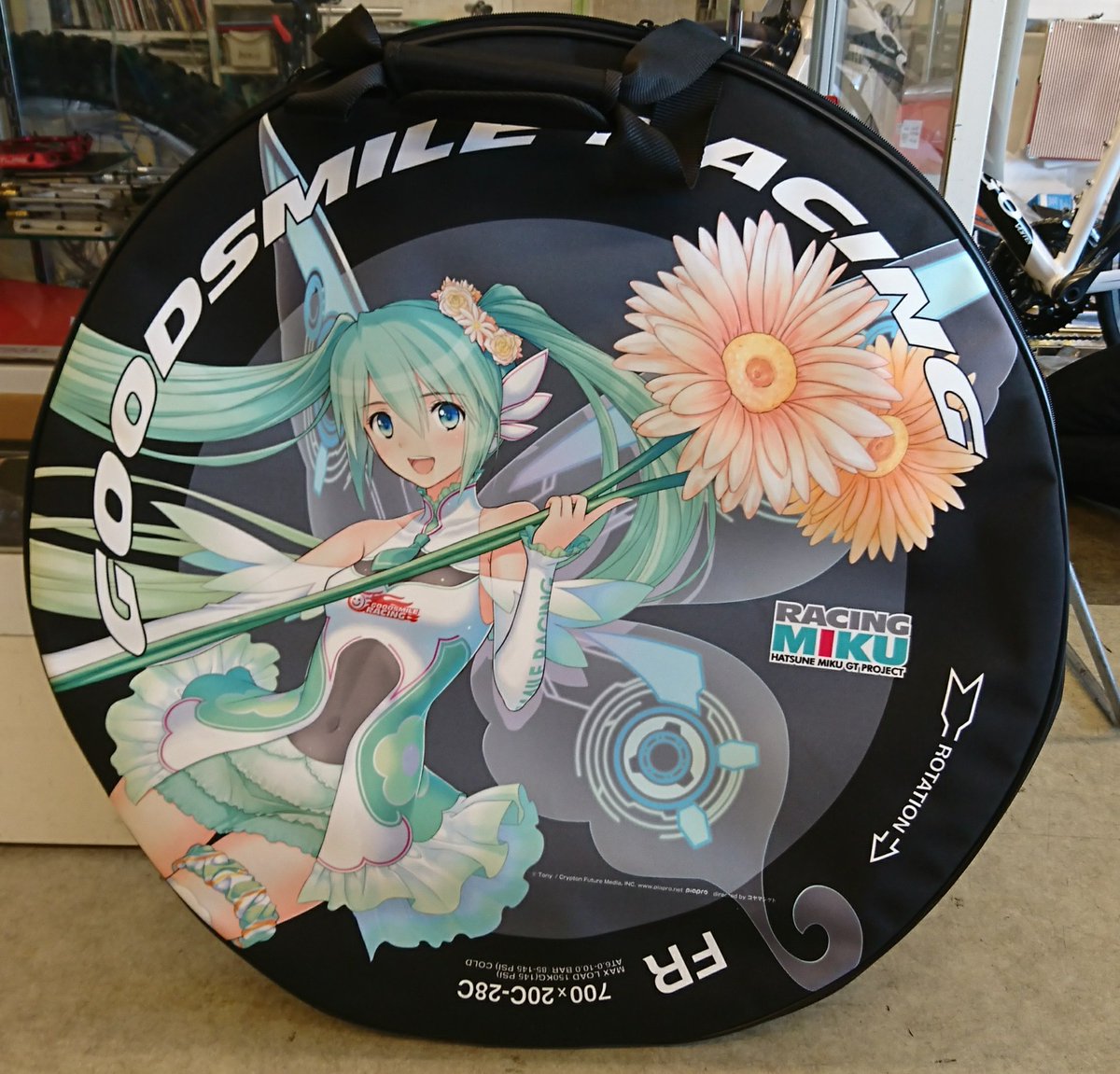 グッドスマイルレーシング レーシングミク ホイールバック 700c ロードバイク