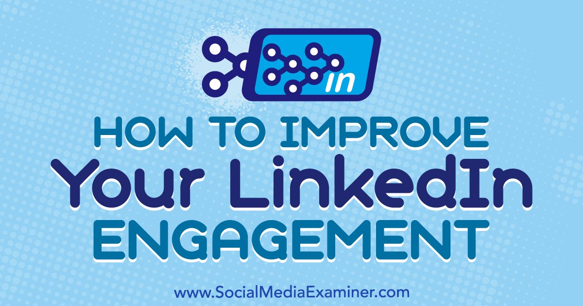 NetVentures's tweet photo. #SuccessTRAIN #RT @Digitalmstream
How to Improve Your #LinkedIn #Engagement
@SMExaminer https://t.co/PXlgL7Rnh7
#Makeyourownlane #DigitalMS #SocialMedia
#DigitalMarketing
https://t.co/3KnEIOnPuw