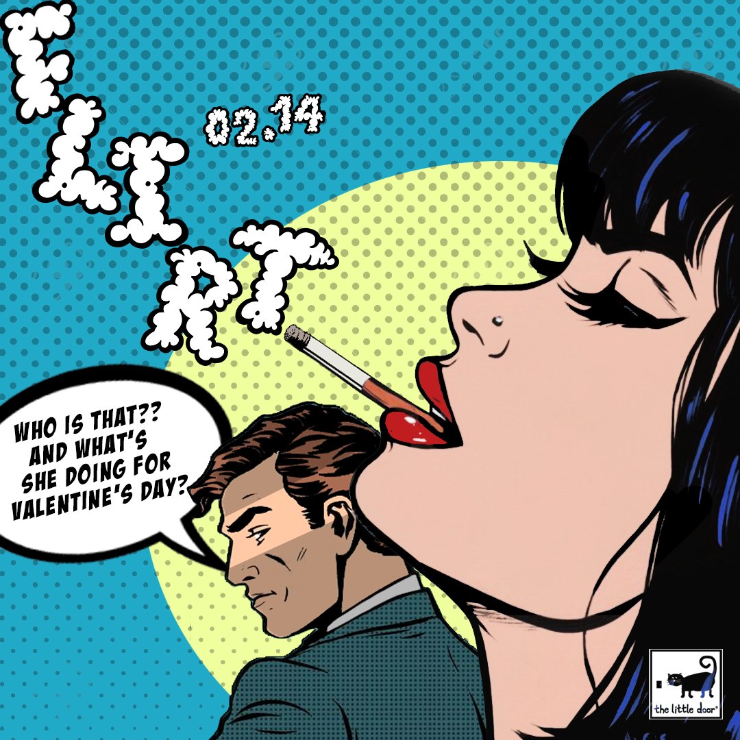 We are days away from "FLIRT", a pop art Valentine's Day dinner party that'll knock the socks off your date. Have you reserved your spot? We still have a few remaining! Do not delay; this event will sell out. Xx #SeeYouInside 🚪 #TheLittleDoor