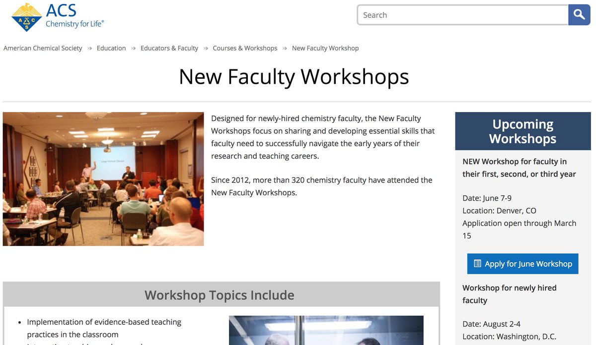 Jenn Prescher (@jenn_prescher) on Twitter photo Calling all new chemistry faculty! Sign up for this great workshop - sponsored by <a href="/AmerChemSociety/">American Chemical Society</a> and RCSA. acs.org/content/acs/en… Calling all new chemistry faculty! Sign up for this great workshop - sponsored by <a href="/AmerChemSociety/">American Chemical Society</a> and RCSA. acs.org/content/acs/en…