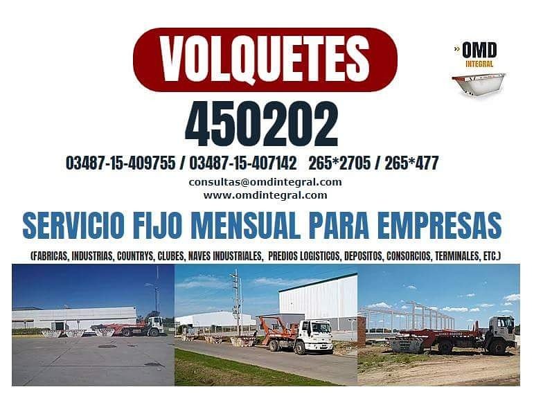 IntegralOmd's tweet image. Volquetes de 1m3, 2,5m3 y 5m3 para servicio de retiro de resifuos para empresas. Volquetes OMD Integral 0e487-450202 / 265*2705 omdintegral.com