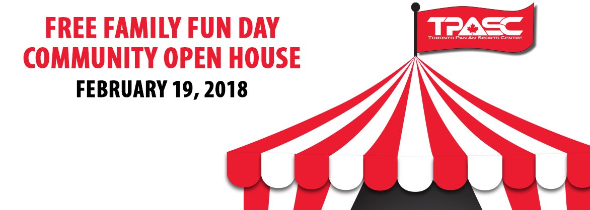 tpascentre's tweet photo. Come join us on Family Day, February 19, from 8:00am - 4:00pm for our annual Family Fun Day, full of non-stop activities at #TPASC! Check the schedule on our Instagram page: torontopanamsportscentre https://t.co/v1gUebH5gY