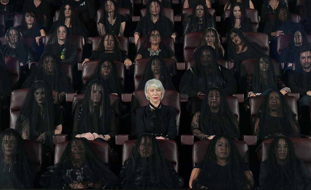 Helen Mirren is just one of the many striking objects at the center in this week's selection, via @theatlphoto theatln.tc/2BQ68BN