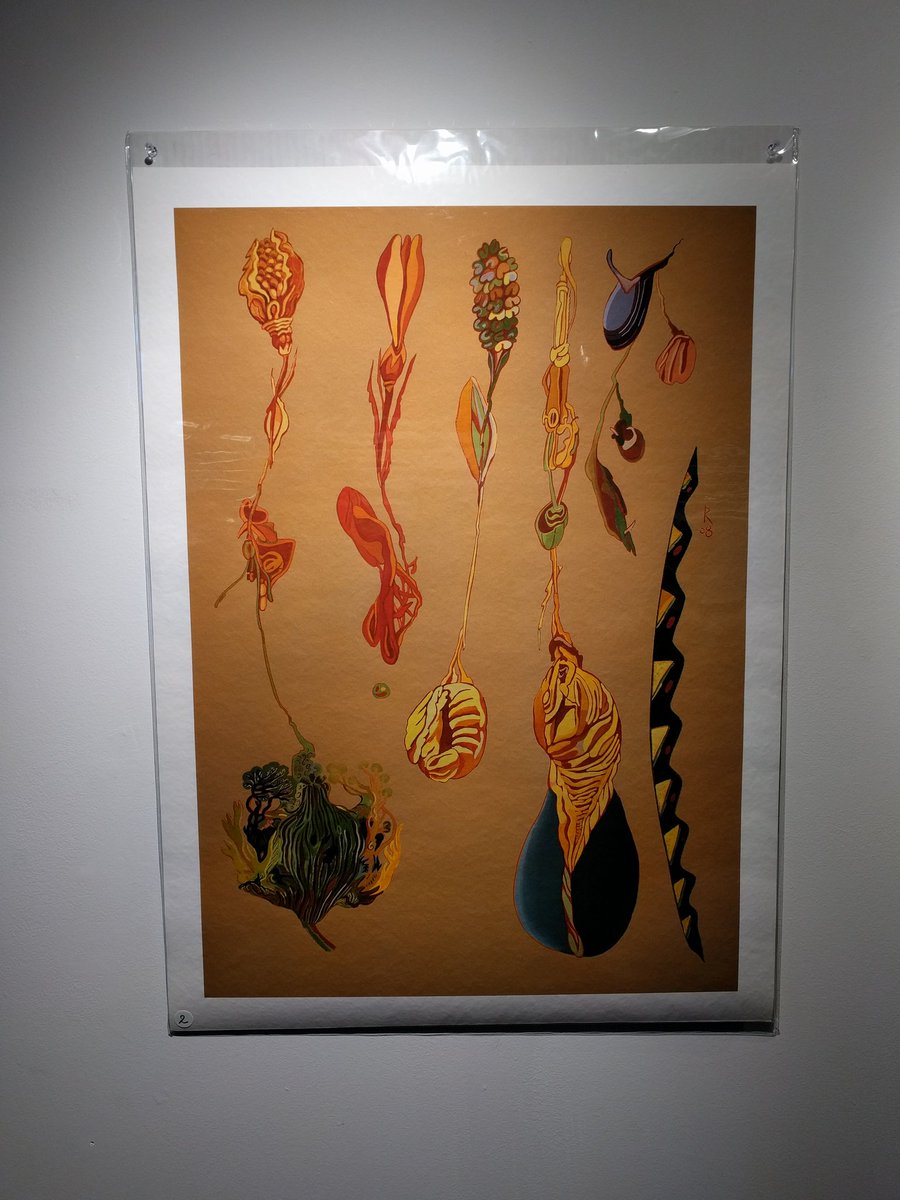 Gorgeous pieces by <a href="/DucornetRikki/">Rikki Ducornet</a> at the iFell tonight #FirstFriday #WG1968