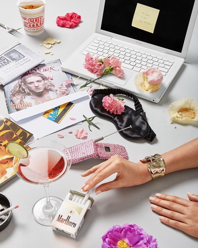 rafsimcns's tweet photo. sex and the city essentials, ph. by stephanie gonot https://t.co/s4IimSccCs