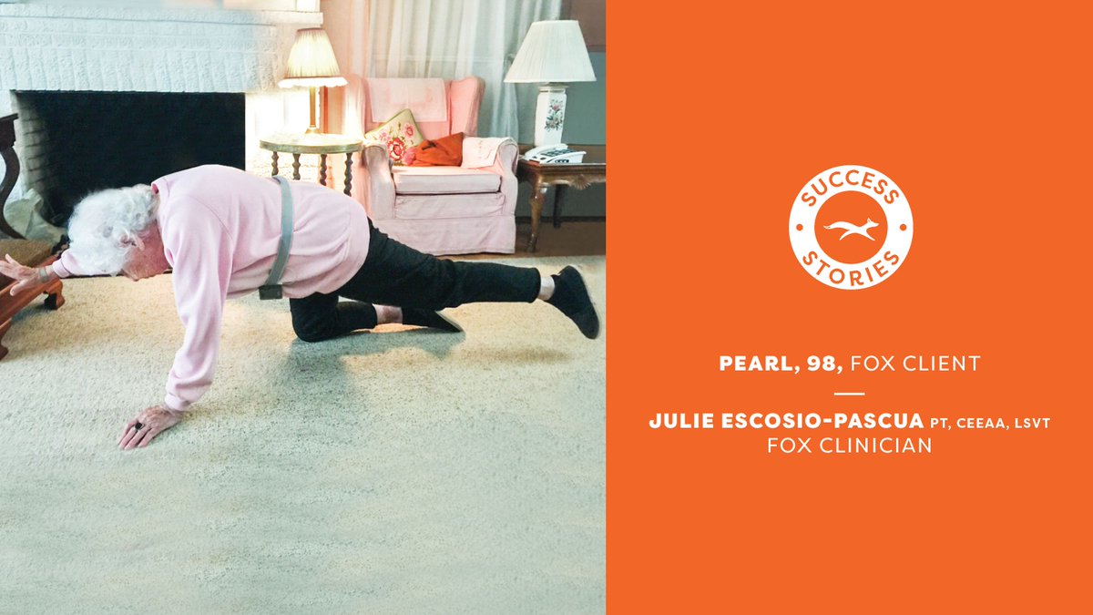 FOXRehab's tweet photo. #FridayFeeling: like superwoman thanks to Team FOX PT Julie, PT, CEEAA, LSVT. #PTtalk https://t.co/n39KJuVNZr https://t.co/4d5GvTLPJf