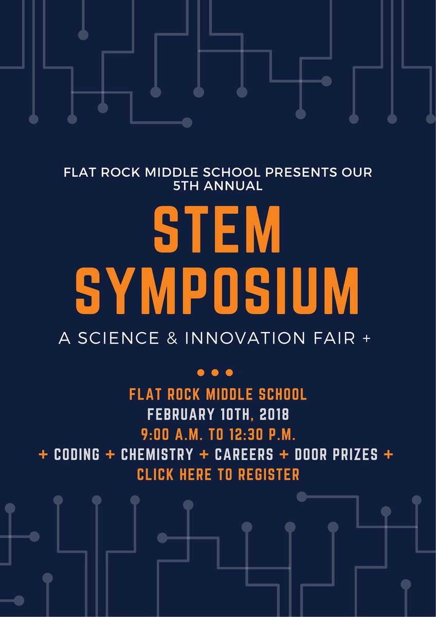 EagleStem's tweet photo. Shout out to our friends and family at @SCHS_Patriots for supporting our 5th Annual STEM Symposium! Thank you for supporting the STEM movement and your extended #JenkinsRoadFamily #STEMLife #EagleSTEM #FlatRockForward @fcboe @FRMSEagles Register HERE: https://t.co/eg8wmz4xPR https://t.co/2N3WT9ZvwS