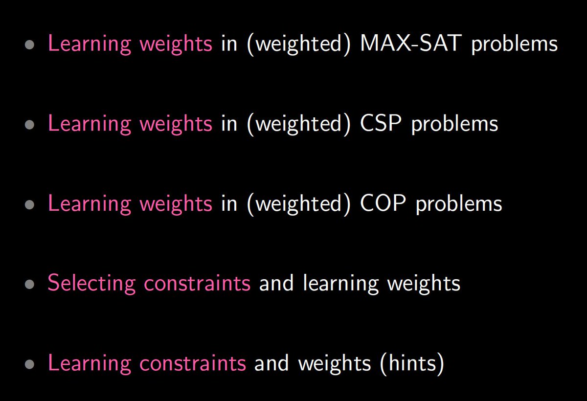 vonaurum's tweet photo. Agenda for Soft Constrains Learning in the Constraint Learning Tutorial #AAAI2018 #AAAI18 #AAAI #ConstraintLearning https://t.co/jhUrxQjXn2