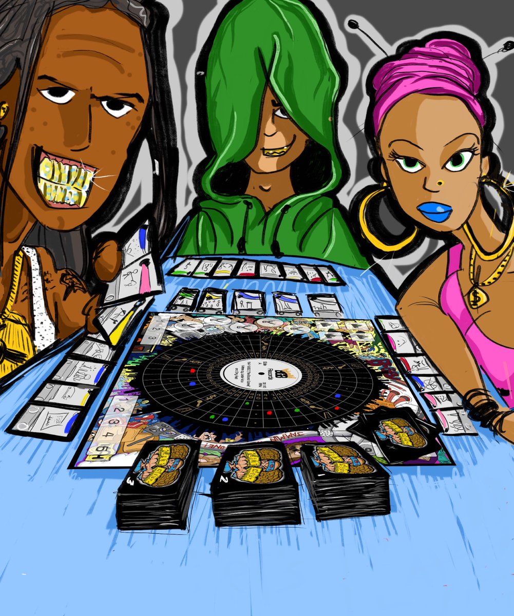 colorwaygamelab's tweet photo. Wanna play??? The upcoming Rap Godz is the only true Hip Hop board game that’s made for everyone. Gamers love it! Rappers love it! Even our dad loves it! FOLLOW US for big updates this month! #stackinplaques #goinplatinum #takinovercities #startinbeef #hiphop #boardgame #RapGodz https://t.co/EmEa4t8Ykl