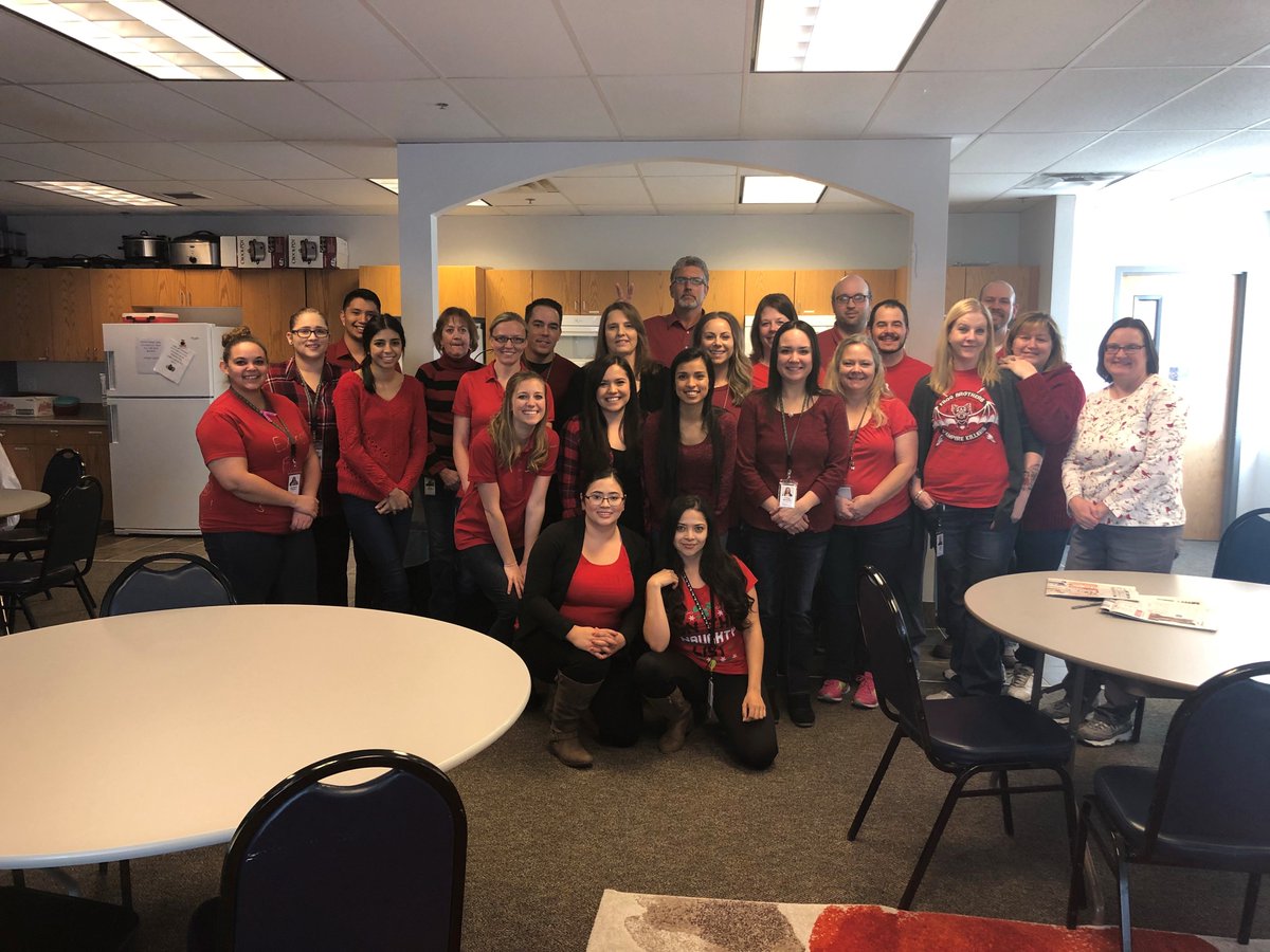 Happy #WearRedDay! PFC Team members wearing red today to support heart health and bring awareness to heart disease. #HealthyHeart #HeartHealth
bit.ly/2ECr4PC

<a href="/American_Heart/">American Heart Association</a>