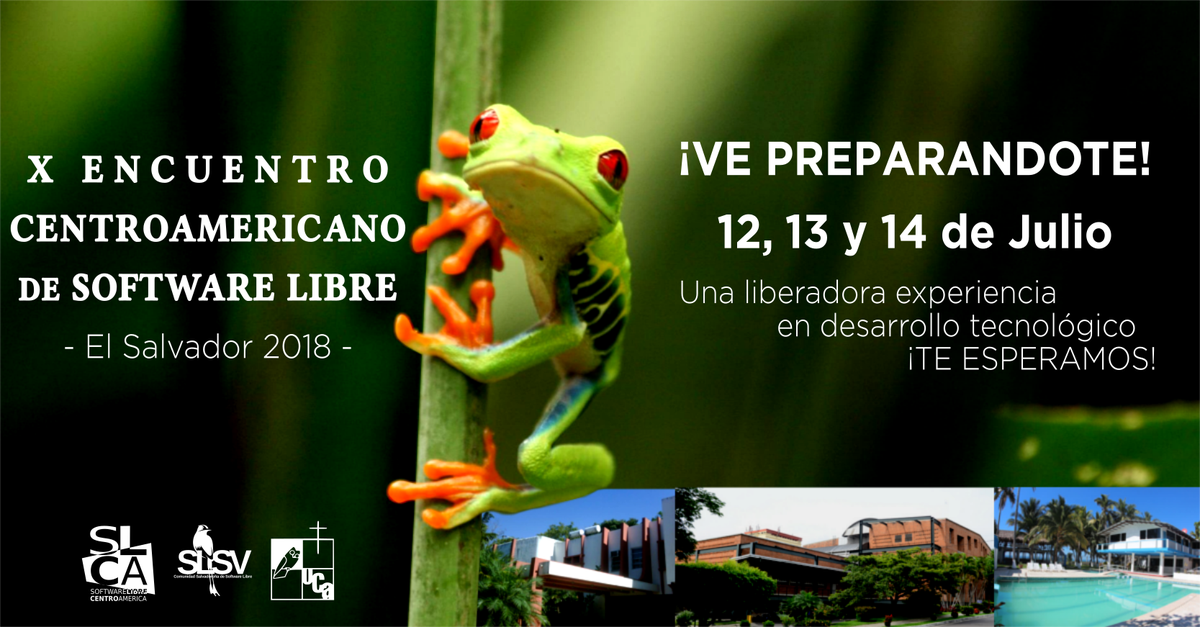 ¡TE ESPERAMOS! 12 y 13 de Julio evento principal y el 14 de Julio es día social...😀 #ECSL2018 Proximente más información.