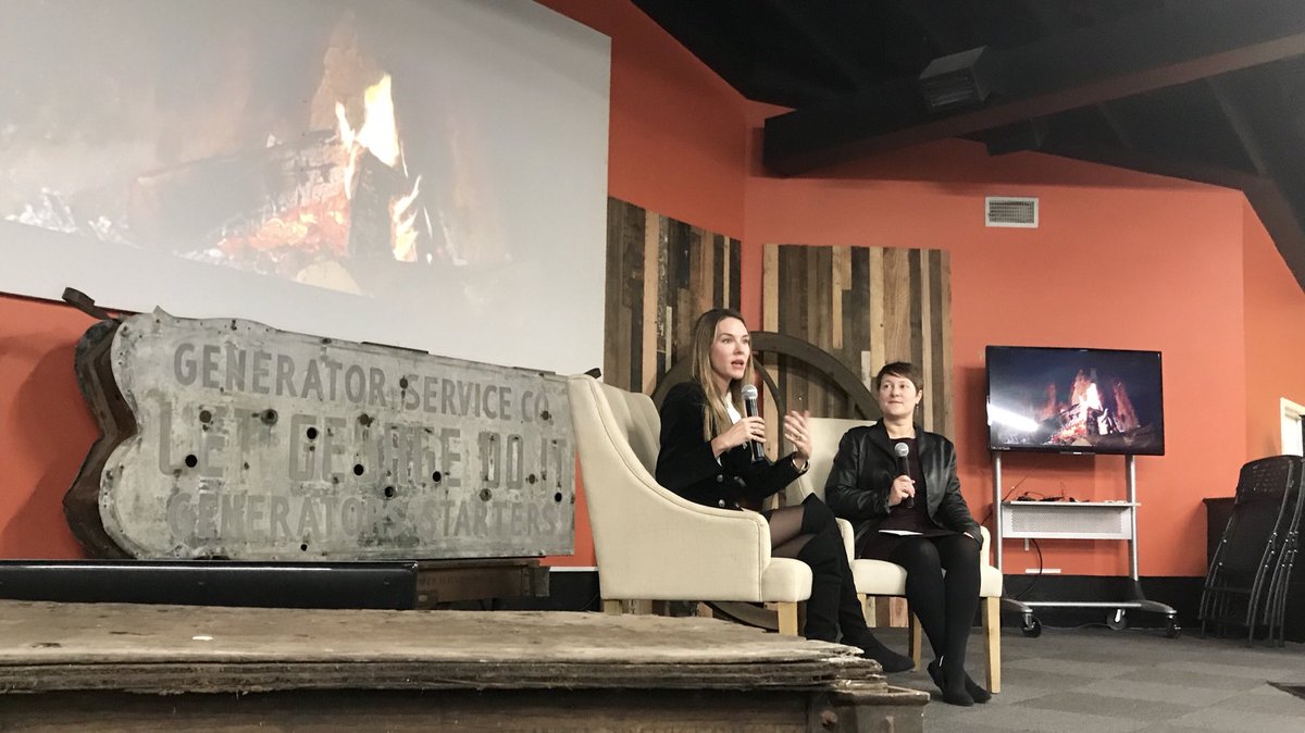 Fireside chat 🔥 with <a href="/brrrcooltech/">brrrº</a> and Cindy Hill of @GPBSavannah