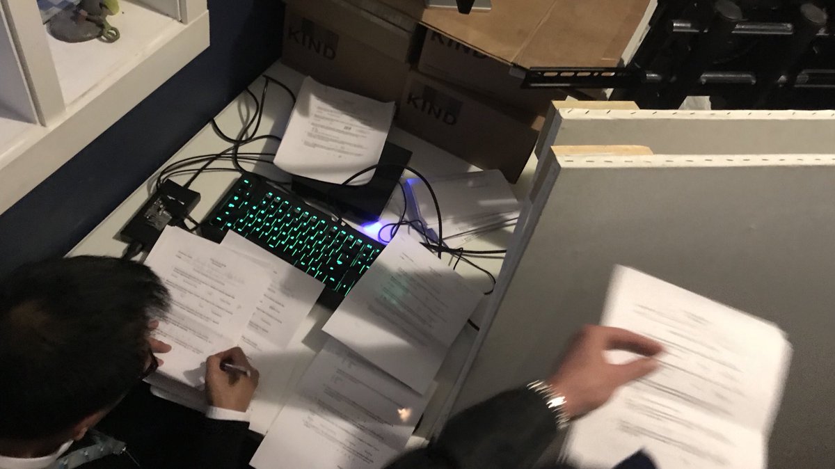 Tabulating the results of Pitch Circus in the <a href="/TheGuildHallSav/">The Guild Hall</a> closet. #geekend <a href="/atdc/">ATDC</a> #FindAWay