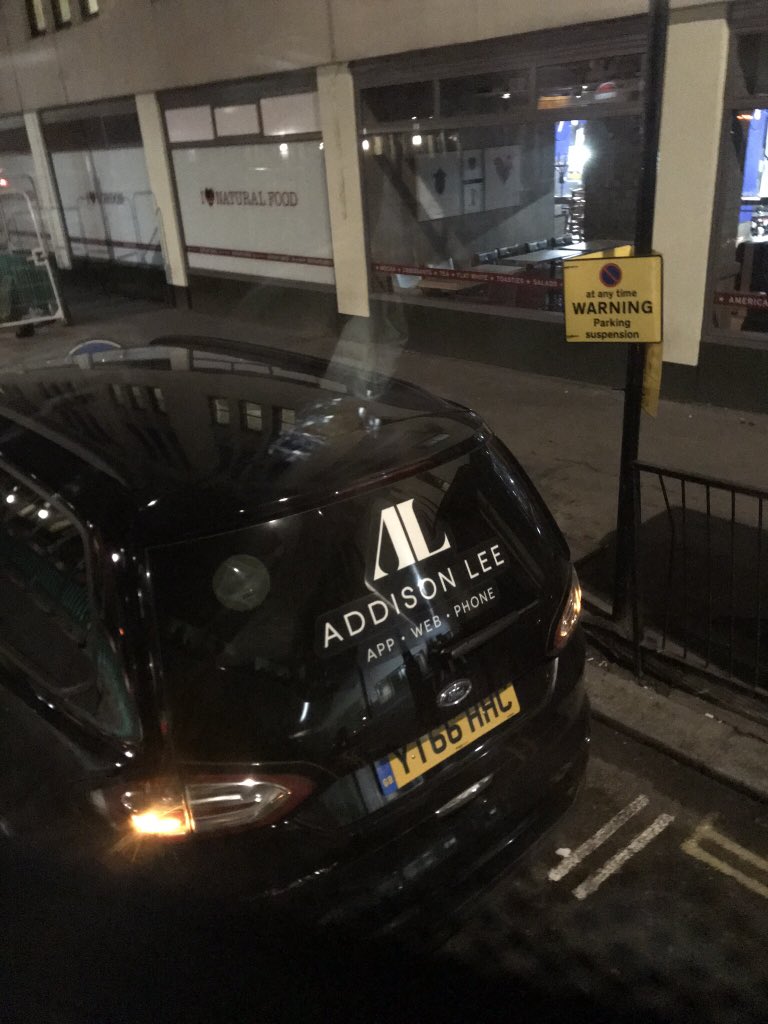 crazy_dave80's tweet photo. #addisonlee blocking the #coaches out of #Victoriacoachstation #parkingsuspenion https://t.co/TkqUMOCfyo