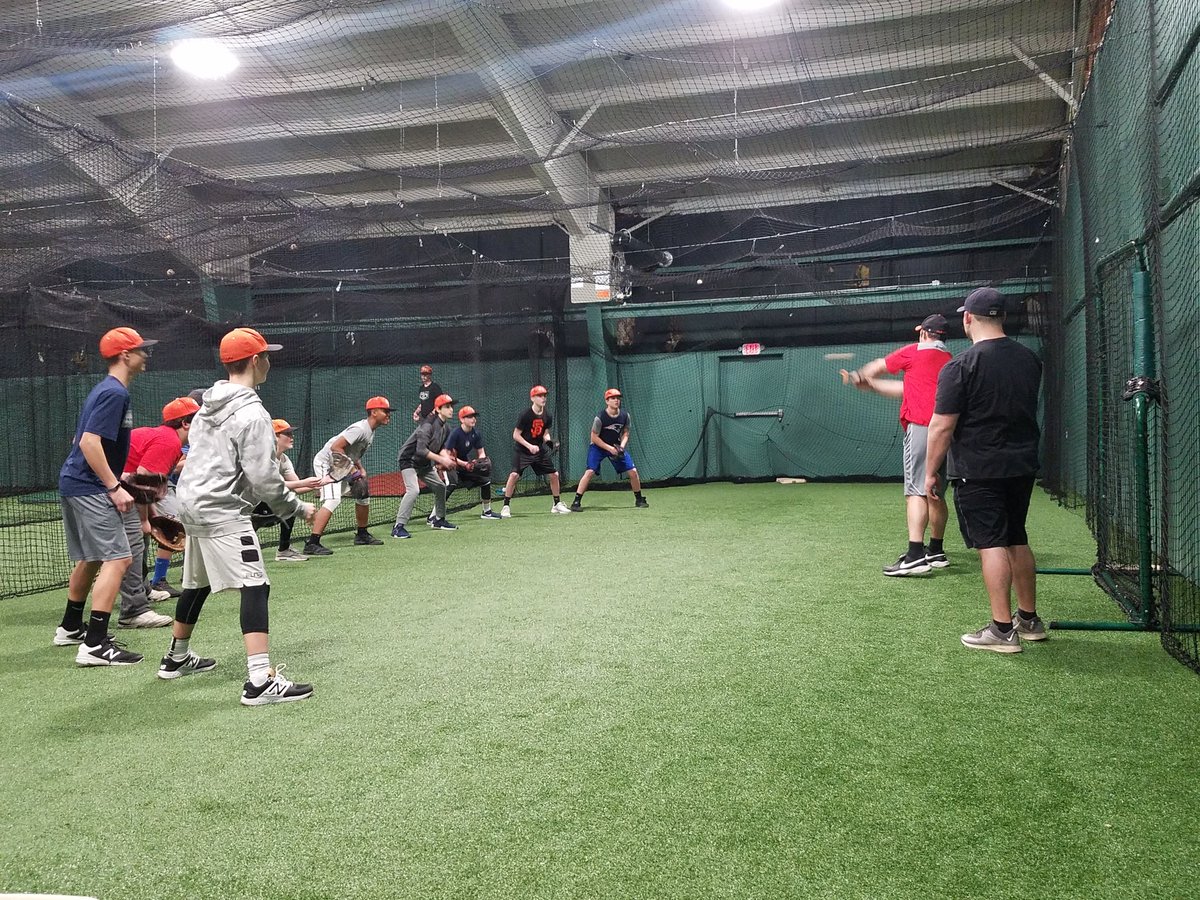 14u Kulpa working on hands and keeping coach on his toes!