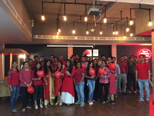 XactlyOne's tweet photo. Even across our different global offices Xactlians are coming together as one to bring awareness to Women's Heart Health! What are you doing to support the cause? #XactlyOne #Xactlylovesme https://t.co/P89xRTsx8r