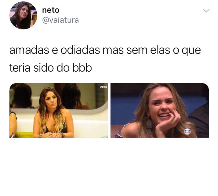 varixsreality's tweet photo. O que pensam// O que realmente é. #BBB18 https://t.co/dVnhhB87Cc