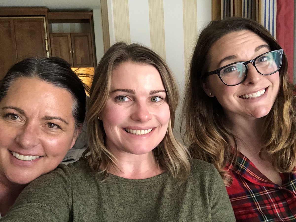 TeachEmYoung's tweet photo. Attending #CLSTech18 w/ these two alums! They know all the things, like using screencastify to give students instructions and prodigy for math practice! Both attended CLSTech2017 @thehungry_teach @jchapys https://t.co/fH1YtY4NVS