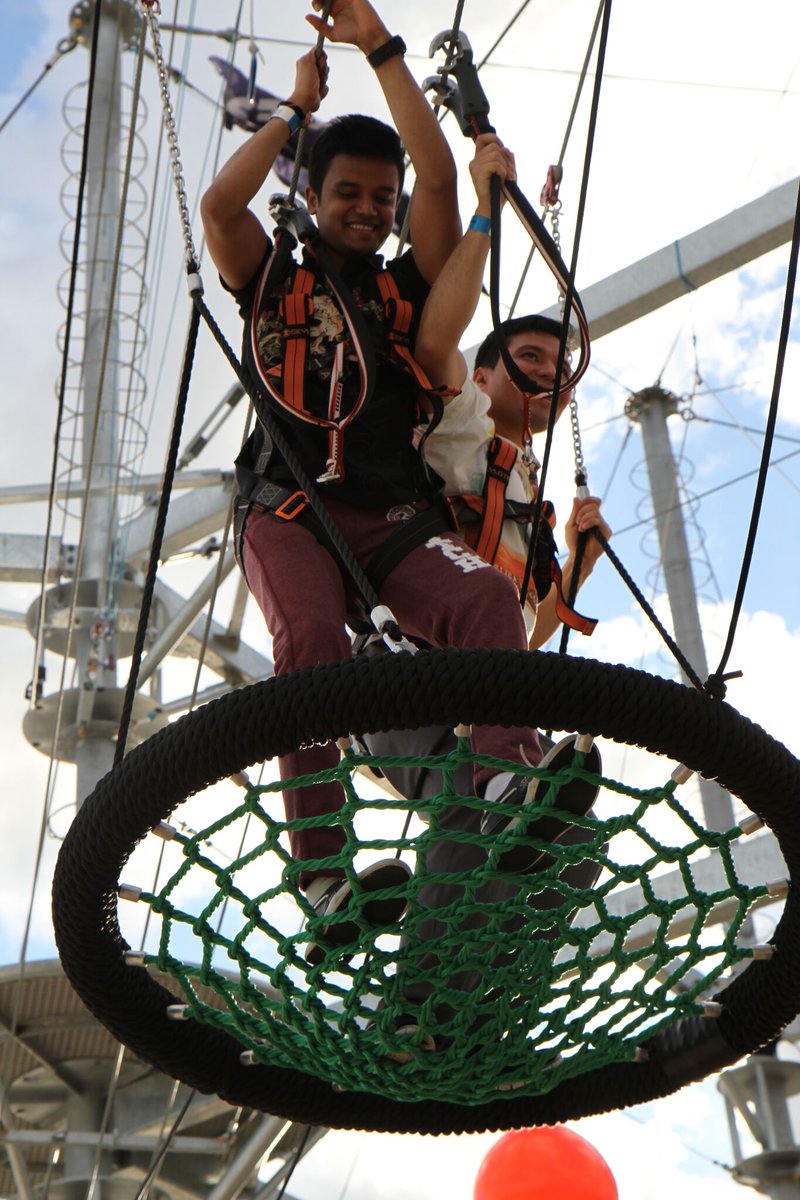SkypeakAdv's tweet photo. This weather is not fun.. ☁️🌧☔️
At Skypeak, we guarantee you'll have fun - rain or shine! 

If you're up for an extra challenge, bring some mates and come and try our AWESOME aerial crossings and bungee-like jumps! 

BOOK NOW - https://t.co/B3aiETHtjx https://t.co/csie7y5bRN