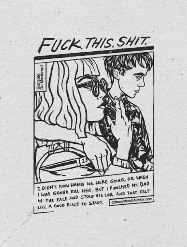 TEOTFWSP's tweet photo. FUCK.THIS.SHIT.
#TEOTFW #TheEndofTheFxxxingWorld https://t.co/ndMV5m4Bdb