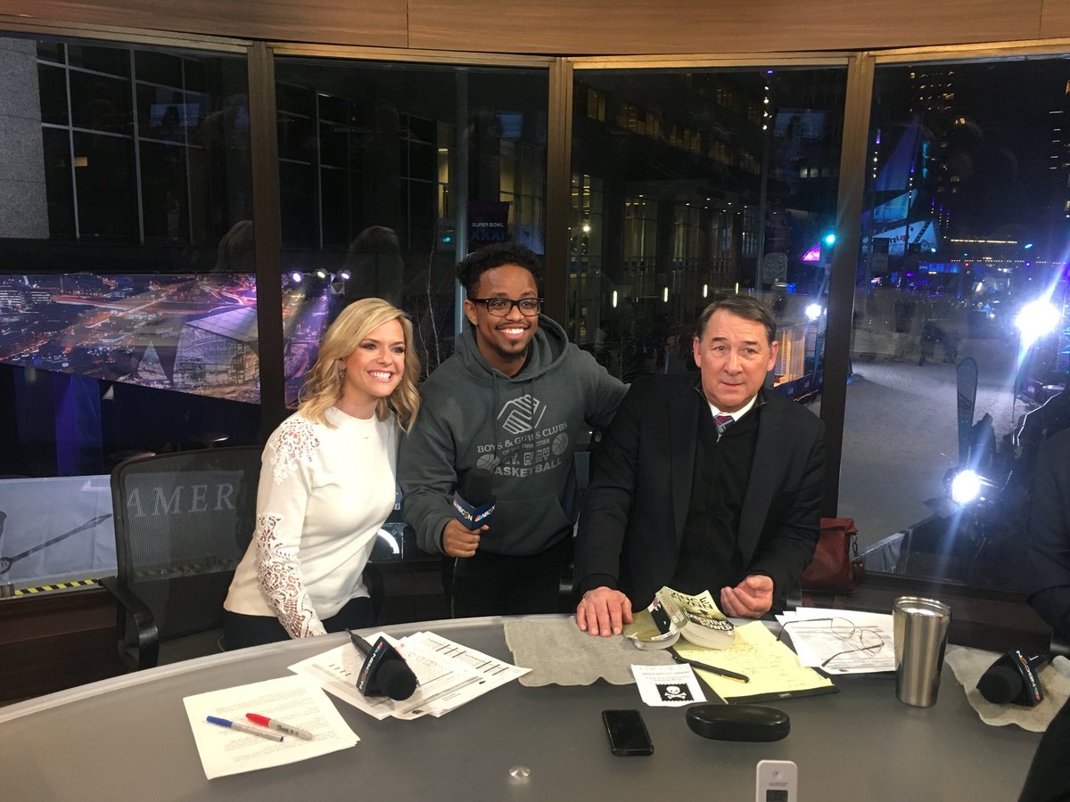 BGCTC1's tweet photo. Tables have turned. Just casually interviewing @KathrynTappen and Mike Milbury. Not a big deal at all  #AnaaAtSBLII https://t.co/Csmp0IY4xN