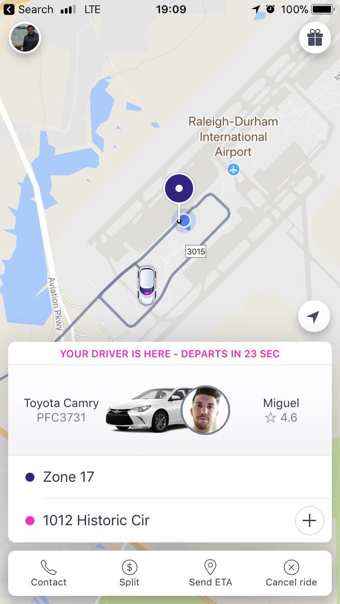CHIRAGAS's tweet photo. @lyft @AskLyft How is this possible ?? This is more than a mile!! https://t.co/CmVhwvC5bB