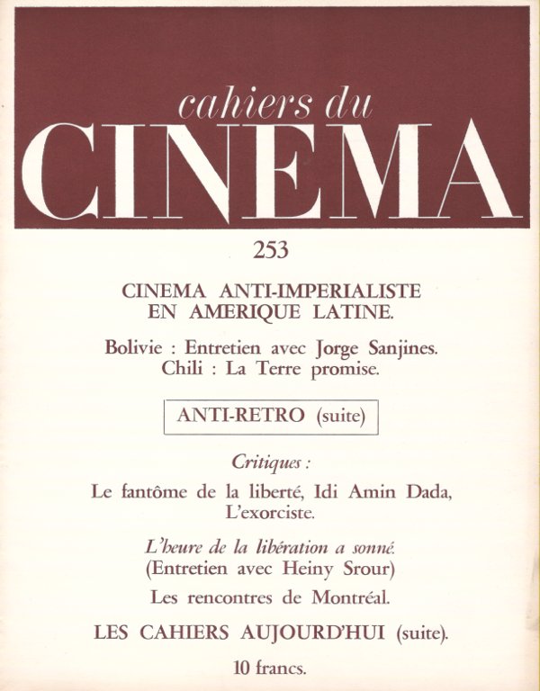 jl_lambert's tweet photo. 1974 : les @cahierscinema & l'#AntiRétro
Michel #Foucault
Pascal #Bonitzer
Serge #Daney https://t.co/YhDbjp73vz