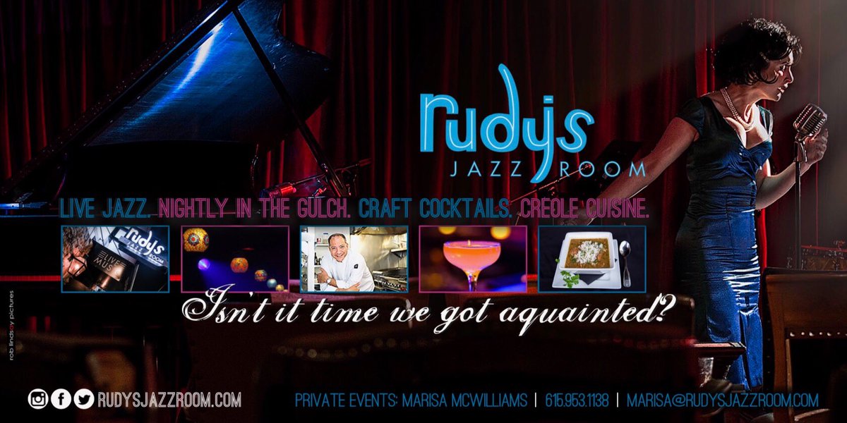 S_Adlington's tweet photo. #NashvilleTN! Check out @rudysjazzroom new ad  @NfocusMagazine out today! Thanks to @AdamCharney &amp; @marcy_mac for including me. Photo credit: Rob Lindsay Pictures
Art Direction &amp; Private Event Bookings: Marisa McWilliams #stephanieadlingtonmusic #rudysjazzroom https://t.co/V9DVMLLFI7