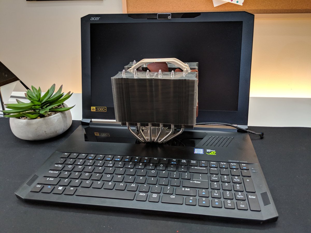 LinusTech's tweet photo. Have you ever had an absolutely amazing idea but your boss (@linusgsebastian) won't let you do it? #HotRodLaptop https://t.co/lxI5lUSshs