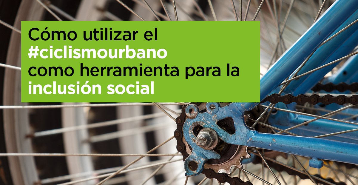 ¿Puede la #bicicleta convertirse en un vehículo para la inclusión y la equidad en nuestras ciudades? Nueva publicación Iad.bg/a9b430i6bcN #CiclistasUrbanos
