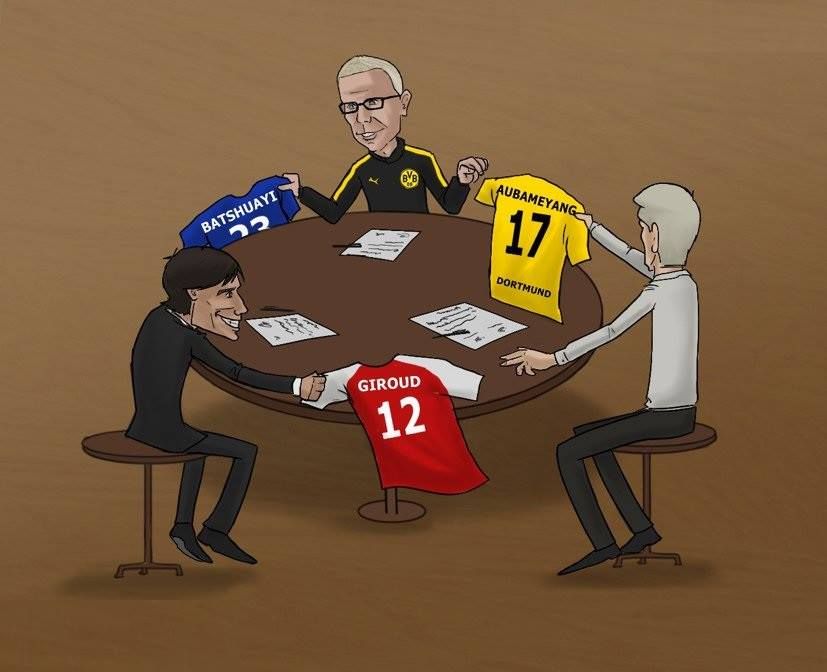 TimeOutCall's tweet photo. Who won this trade?
#Arsenal
#BVB
#Chelsea https://t.co/gFsHO0xwPC