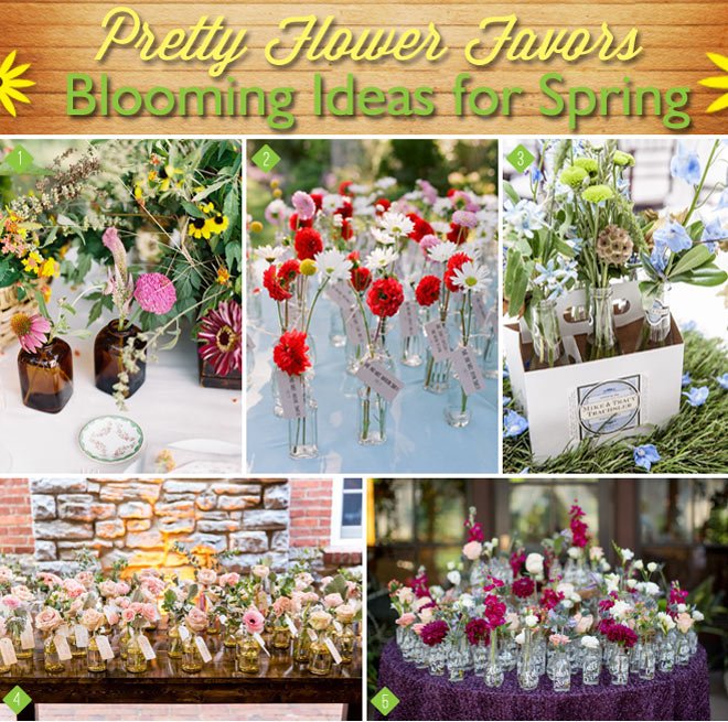 What could be prettier for Spring Wedding Favors than fresh flowers? See ideas for presenting them in bottles, jars and mini vases!
goo.gl/1XQGSs
#springweddingfavors #flowerfavors #flowersinbottles #flowersinminivases
