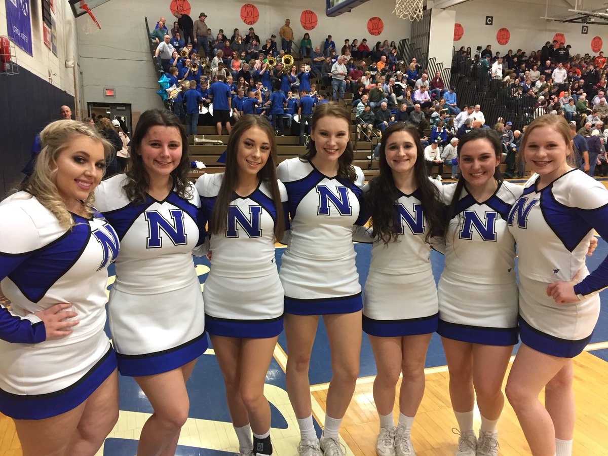 👏🏻Congratulations to our .@CheerNaz Seniors!!! Proud to have had you cheer for .<a href="/NAZhoops/">Nazareth Basketball</a> 🏀for the last 4 years!!  🔵🦅✊🏻
