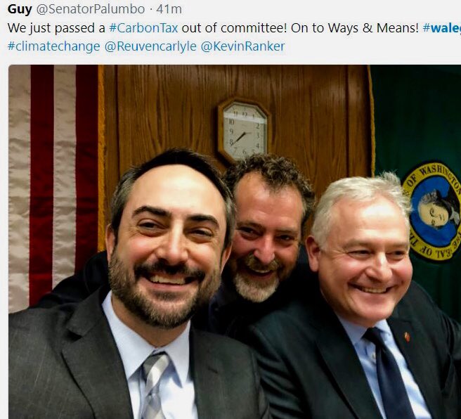 These 3 Democratic state senators are smiling becuz they just voted to increase tax on gas by 15-20 cents a gallon. Are u smiling? #waleg