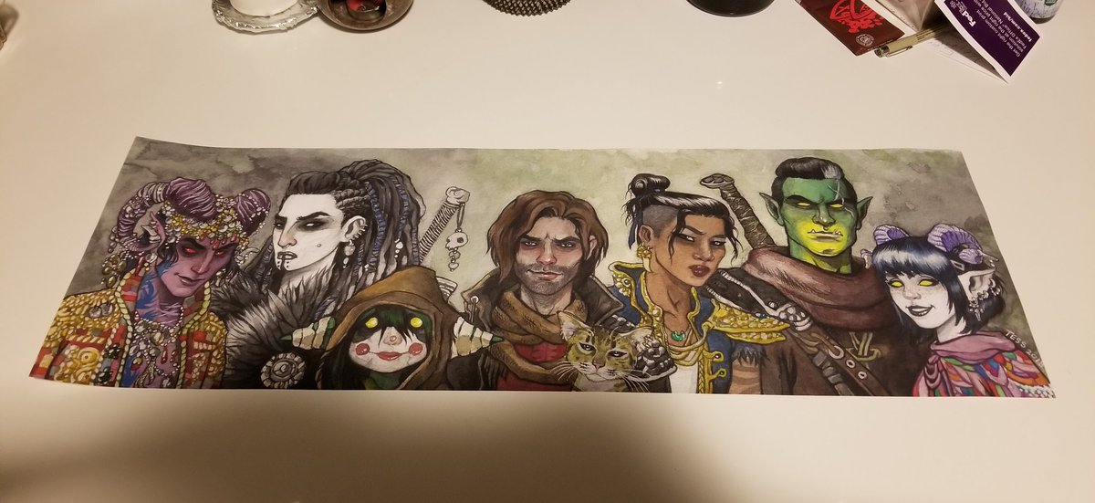ElvisBadger's tweet photo. It's...beautiful. Here's the full pic. And I'm in love. 😍
#CriticalRole #TessFowler https://t.co/jzoCUAD1lR