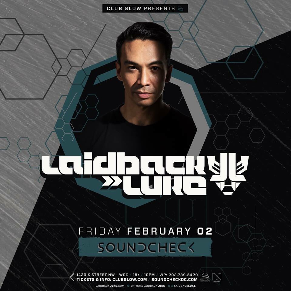 PeteGlowDC's tweet photo. Excited to see you tonight old friend @LaidbackLuke at @soundcheckdc @ClubGlow #laidbackfriday https://t.co/OQdJrYr328